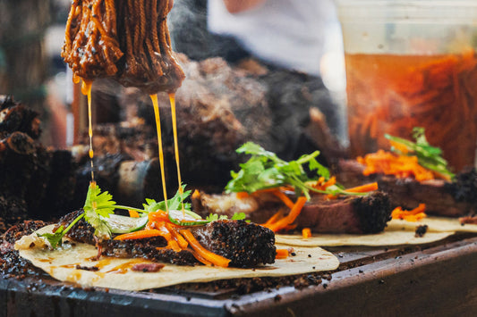 Smoked Beef Rib Banh Mi Tacos