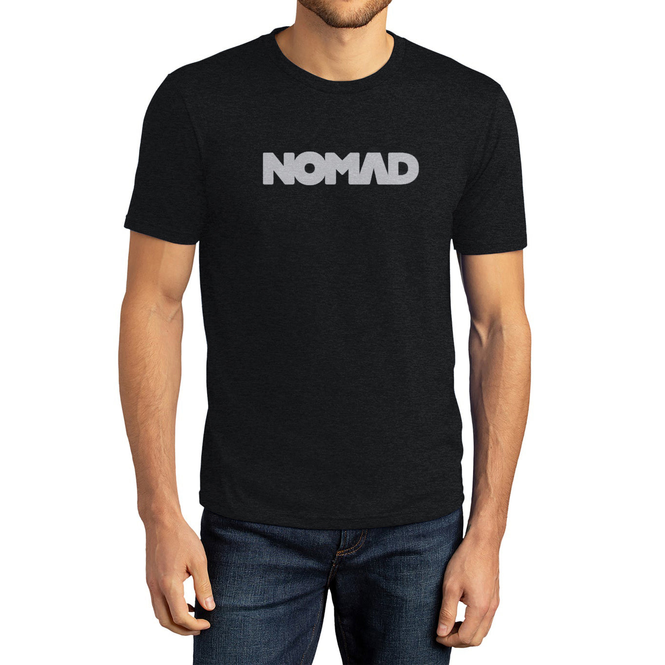 Nomad Logo Tri-Blend Tee (Black)