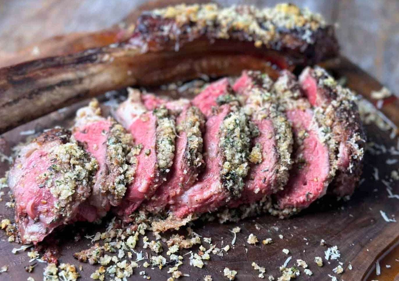 Steak Rambunctious Parmesan Herb Crusted Steak | NOMAD Grills