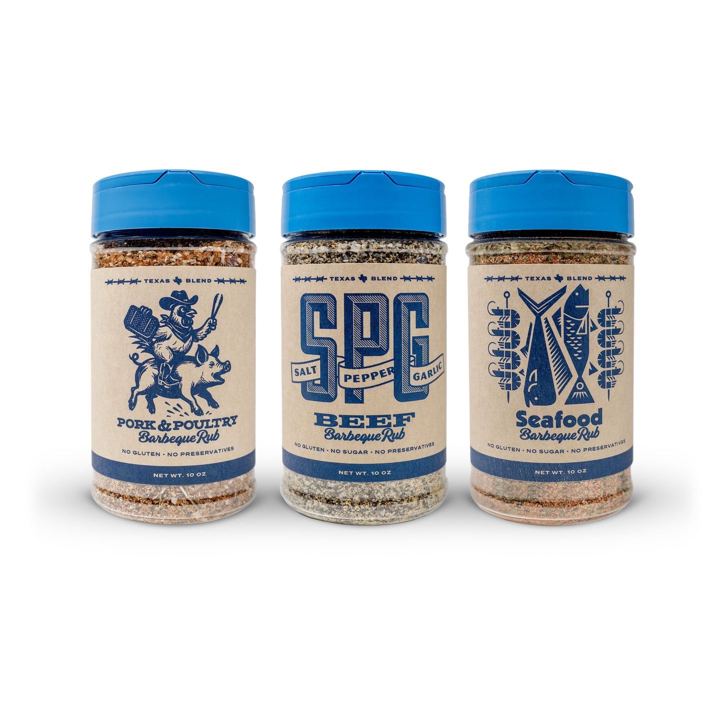 BBQ Seasoning Trio