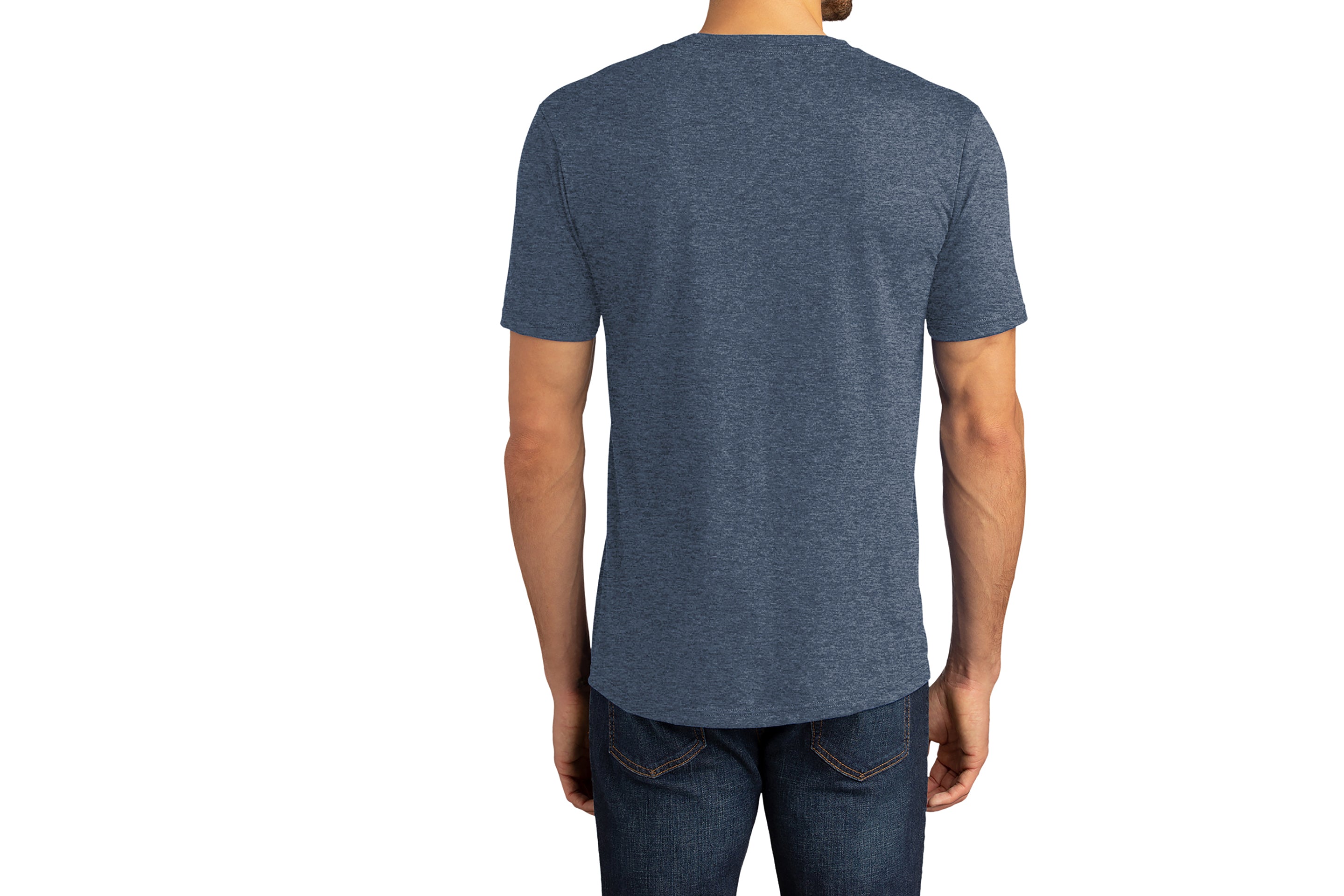 NOMAD Logo Tri-blend Tee (Blue)